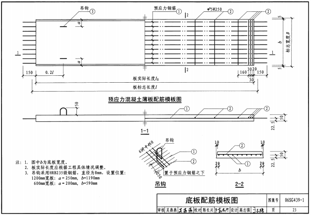 06SG439-1,06SG439-1预应力混凝土叠合板,预应力混凝土叠合板,06SG439-1预应力混凝土叠合板.pdf