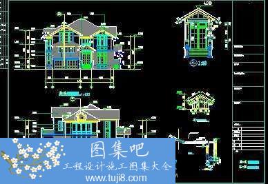 autocad图,CAD施工图,台州,工程cad图,建筑CAD图,建筑结构,科技标准图集,框架别墅建筑结构套图CAD图纸