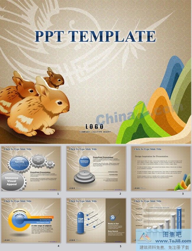 PPT模板,PPT模板免费下载,免费下载,动物养殖pp模板下载