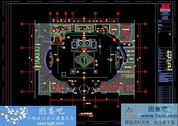 autocad图,CAD施工图,南京,工程cad图,建筑CAD图,效果图标准图集,施工图,南京某花园酒店室内装修工程施工图及效果图