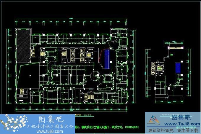 autocad图,CAD施工图,工程cad图,建筑CAD图,支座,施工图,绿地标准图集,郑州绿地峰会天下群楼KTV施工图+效果图