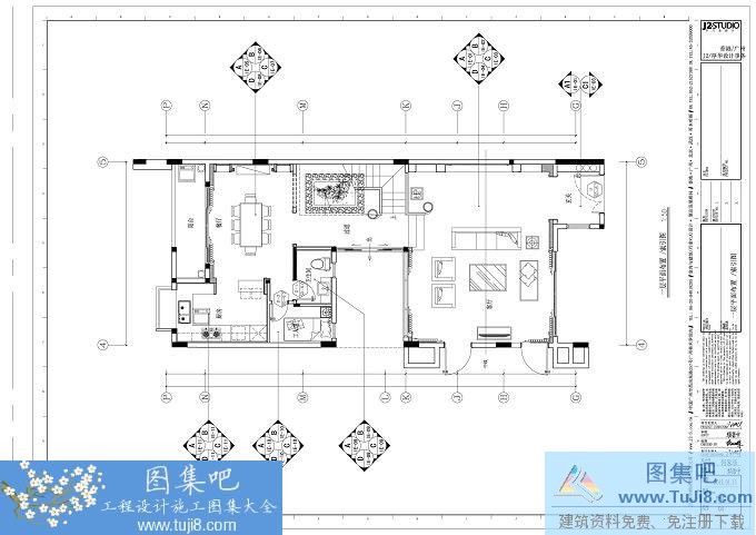 autocad图,CAD施工图,台州,国际公寓标准图集,工程cad图,建筑CAD图,敷设,佛山商务国际公寓别墅装修图纸