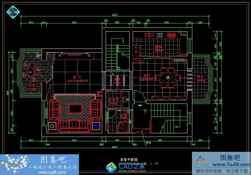 autocad图,CAD施工图,工程cad图,建筑CAD图,效果图。,施工图,花语标准图集,某花园复式房装饰CAD施工图和效果图