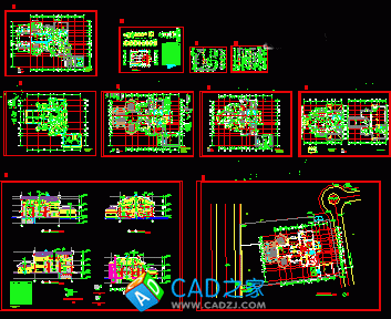 autocad图,CAD施工图,别墅标准图集,工程cad图,建筑CAD图,意大利,设计图,意大利式独立别墅CAD设计图