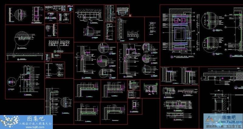 autocad图,CAD施工图,低压,工程cad图,建筑CAD图,悬挑,经典标准图集,七年精心整理的节点大样详图