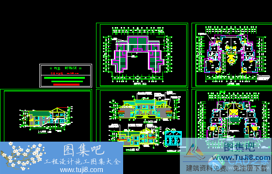 autocad图,CAD施工图,工程cad图,度假村标准图集,建筑CAD图,施工图,美酒,某民居式度假村CAD施工图