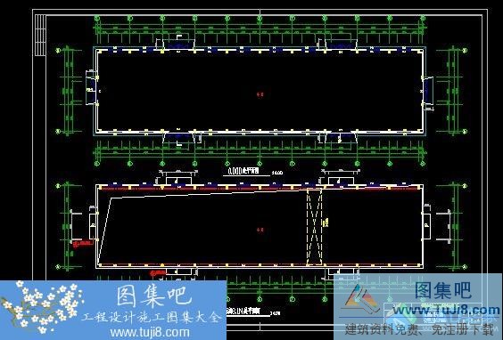 autocad图,CAD施工图,厂房标准图集,工程cad图,建筑CAD图,建筑结构,施工图,某十八米跨厂房建筑结构施工图