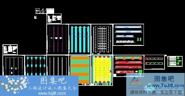 autocad图,CAD施工图,吊车,工业园标准图集,工程cad图,建筑CAD图,施工图,某农业装备工业园单层货厢仓库CAD施工图