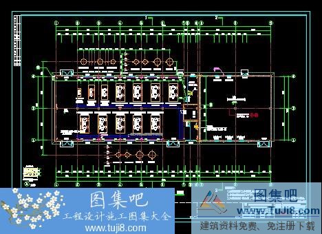 autocad图,CAD施工图,厂房标准图集,工程cad图,建筑CAD图,施工图,空压机,某厂房空压机房建筑施工图