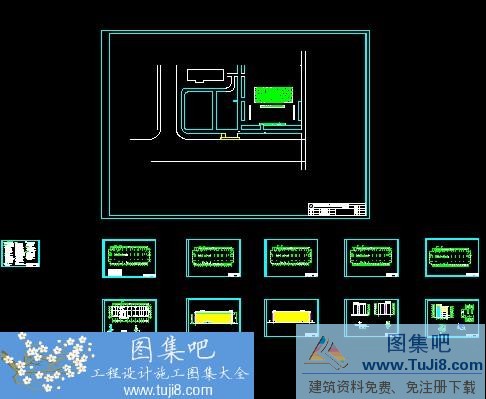 autocad图,CAD施工图,五层标准图集,工程cad图,建筑CAD图,教学楼,设计图,五层教学楼建筑设计图