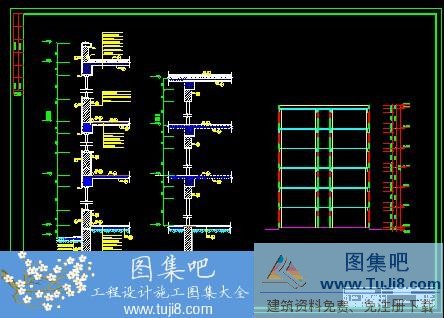 autocad图,CAD施工图,工程cad图,建筑CAD图,教学楼标准图集,河北,设计图,华北煤炭教学楼建筑设计图