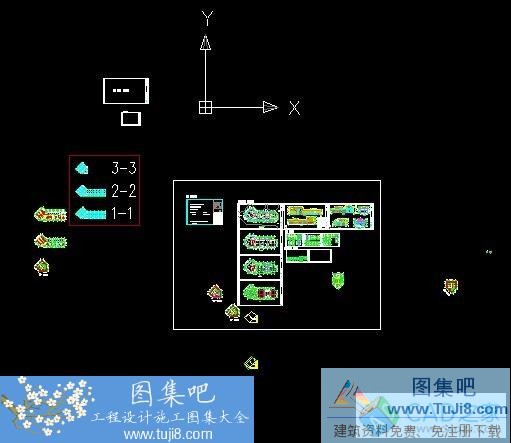 autocad图,CAD施工图,商业中心,工程cad图,建筑CAD图,施工图,科技标准图集,某商业中心框架建筑施工图