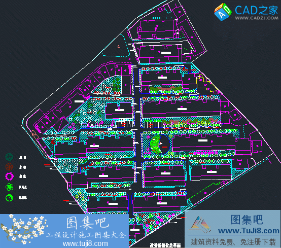 [陈正树,autocad图,CAD施工图,工程cad图,建筑CAD图,施工图,深圳标准图集,滁州市丰乐山庄添景园小区绿化改造施工图