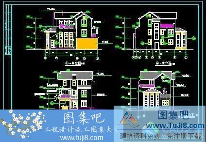 autocad图,CAD施工图,别墅标准图集,工程cad图,建筑CAD图,施工图,超豪华,超豪华别墅建筑CAD设计施工图